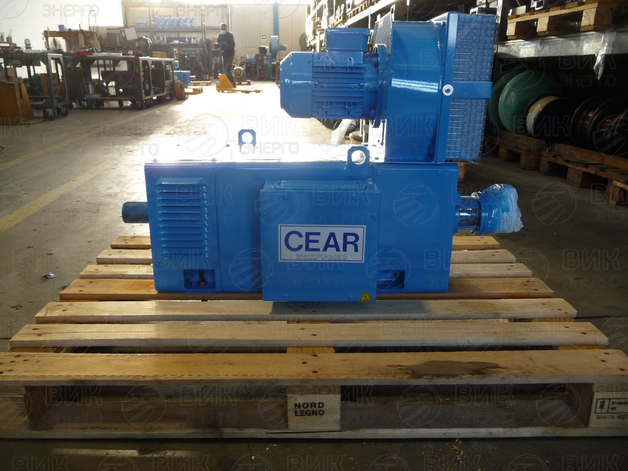 Замена старого оборудования на двигатель постоянного тока CEAR MGL 160L