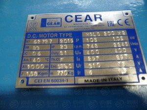 Замена двигателя ABB на аналог CEAR MGLС 200 Х2